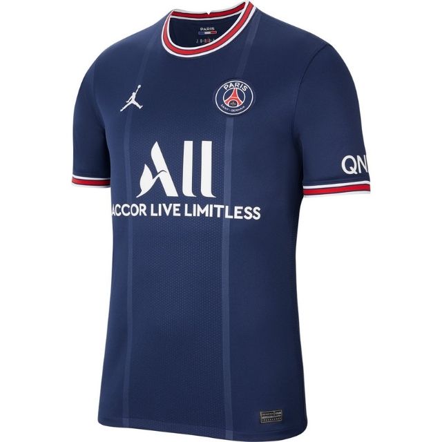 Camisa do PSG - I 21/22 Azul Nike Jordan Masculino Torcedor